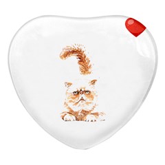 Persian Cat T-shirtsteal Your Heart Persian Cat 22 T-shirt Heart Glass Fridge Magnet (4 Pack) by EnriqueJohnson