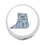 Persian Cat T-shirtwhite Look Calm Persian Cat 03 T-shirt (1) 4-Port USB Hub (One Side) Front