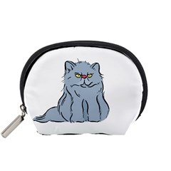 Persian Cat T-shirtwhite Look Calm Persian Cat 03 T-shirt (1) Accessory Pouch (small) by EnriqueJohnson