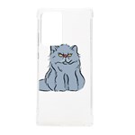 Persian Cat T-shirtwhite Look Calm Persian Cat 03 T-shirt (1) Samsung Galaxy Note 20 Ultra TPU UV Case Front