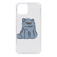 Persian Cat T-shirtwhite Look Calm Persian Cat 03 T-shirt (1) Iphone 14 Tpu Uv Print Case by EnriqueJohnson