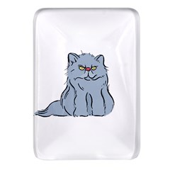 Persian Cat T-shirtwhite Look Calm Persian Cat 03 T-shirt (1) Rectangular Glass Fridge Magnet (4 Pack) by EnriqueJohnson