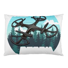 Build Crash Repeat Drone T- Shirt Build Crash Repeat Funny Drone Pilot Flying Pun T- Shirt Pillow Case (two Sides) by JamesGoode