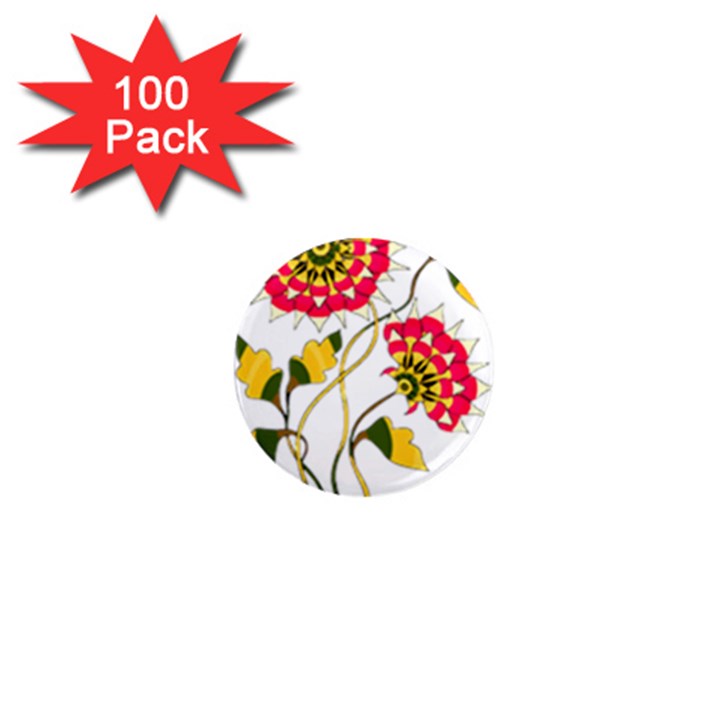 Flowers Art T- Shirtflowers T- Shirt 1  Mini Magnets (100 pack) 