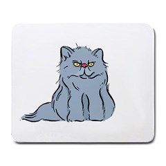 Persian Cat T-shirtwhite Look Calm Persian Cat 03 T-shirt Large Mousepad by EnriqueJohnson