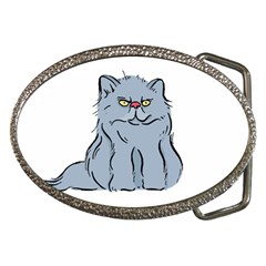 Persian Cat T-shirtwhite Look Calm Persian Cat 03 T-shirt Belt Buckles by EnriqueJohnson