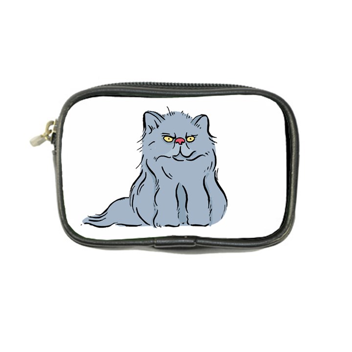 Persian Cat T-shirtwhite Look Calm Persian Cat 03 T-shirt Coin Purse