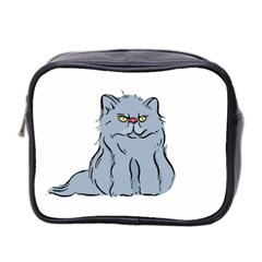 Persian Cat T-shirtwhite Look Calm Persian Cat 03 T-shirt Mini Toiletries Bag (two Sides) by EnriqueJohnson