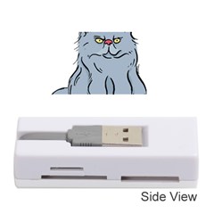 Persian Cat T-shirtwhite Look Calm Persian Cat 03 T-shirt Memory Card Reader (stick) by EnriqueJohnson