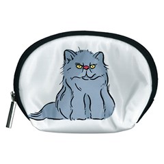 Persian Cat T-shirtwhite Look Calm Persian Cat 03 T-shirt Accessory Pouch (medium) by EnriqueJohnson