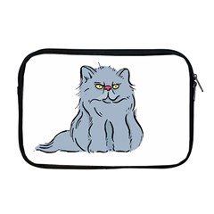 Persian Cat T-shirtwhite Look Calm Persian Cat 03 T-shirt Apple Macbook Pro 17  Zipper Case by EnriqueJohnson