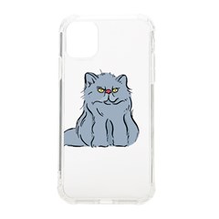 Persian Cat T-shirtwhite Look Calm Persian Cat 03 T-shirt Iphone 11 Tpu Uv Print Case by EnriqueJohnson