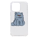 Persian Cat T-shirtwhite Look Calm Persian Cat 03 T-shirt iPhone 13 Pro TPU UV Print Case Front