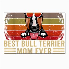 Bull Terrier T- Shirt Best Bull Terrier Moms Gift T- Shirt Postcards 5  X 7  (pkg Of 10)