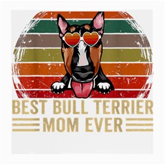 Bull Terrier T- Shirt Best Bull Terrier Moms Gift T- Shirt Medium Glasses Cloth by JamesGoode