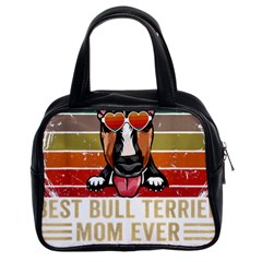 Bull Terrier T- Shirt Best Bull Terrier Moms Gift T- Shirt Classic Handbag (two Sides) by JamesGoode