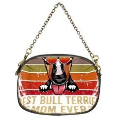 Bull Terrier T- Shirt Best Bull Terrier Moms Gift T- Shirt Chain Purse (two Sides) by JamesGoode