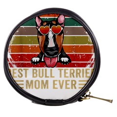 Bull Terrier T- Shirt Best Bull Terrier Moms Gift T- Shirt Mini Makeup Bag by JamesGoode