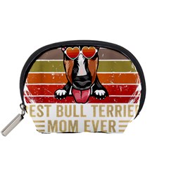 Bull Terrier T- Shirt Best Bull Terrier Moms Gift T- Shirt Accessory Pouch (small) by JamesGoode