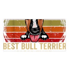 Bull Terrier T- Shirt Best Bull Terrier Moms Gift T- Shirt Satin Shawl 45  X 80  by JamesGoode