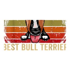 Bull Terrier T- Shirt Best Bull Terrier Moms Gift T- Shirt Satin Wrap 35  X 70  by JamesGoode