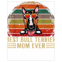 Bull Terrier T- Shirt Best Bull Terrier Moms Gift T- Shirt Drawstring Bag (small)