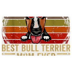 Bull Terrier T- Shirt Best Bull Terrier Moms Gift T- Shirt Banner And Sign 7  X 4  by JamesGoode