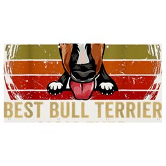 Bull Terrier T- Shirt Best Bull Terrier Moms Gift T- Shirt Banner And Sign 8  X 4  by JamesGoode