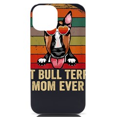 Bull Terrier T- Shirt Best Bull Terrier Moms Gift T- Shirt Iphone 14 Black Uv Print Case by JamesGoode