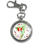 Flowers Illustration T- Shirtflowers T- Shirt (1) Key Chain Watches Front