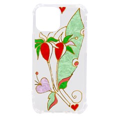 Flowers Illustration T- Shirtflowers T- Shirt (1) Iphone 13 Mini Tpu Uv Print Case