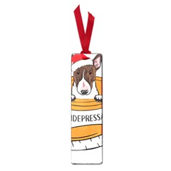 Bull Terrier T- Shirt Cute Bull Terrier Dog T- Shirt Small Book Marks by JamesGoode