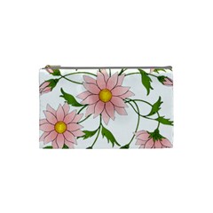 Flowers Illustration T- Shirtflowers T- Shirt (2) Cosmetic Bag (small) by ZUXUMI