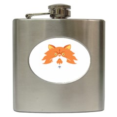 Persian Cat T-shirtwhite Look Calm Persian Cat 04 T-shirt Hip Flask (6 Oz) by EnriqueJohnson