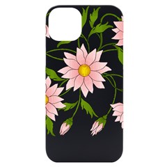 Flowers Illustration T- Shirtflowers T- Shirt (2) Iphone 14 Plus Black Uv Print Case by ZUXUMI