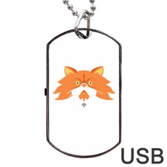 Persian Cat T-shirtwhite Look Calm Persian Cat 04 T-shirt Dog Tag Usb Flash (two Sides) by EnriqueJohnson