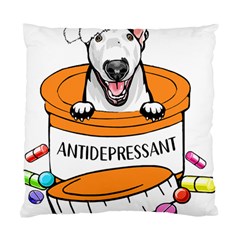 Bull Terrier T- Shirt Cute Bull Terrier T- Shirt Standard Cushion Case (two Sides)