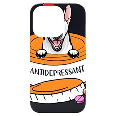 Bull Terrier T- Shirt Cute Bull Terrier T- Shirt Iphone 14 Pro Black Uv Print Case