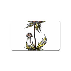 Flowers Illustration T- Shirtflowers T- Shirt (3) Magnet (name Card) by ZUXUMI