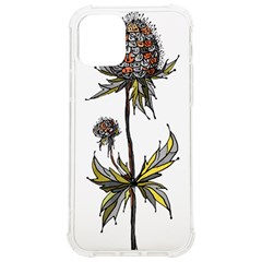 Flowers Illustration T- Shirtflowers T- Shirt (3) Iphone 12/12 Pro Tpu Uv Print Case by ZUXUMI