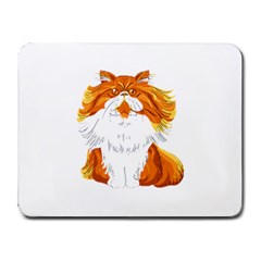 Persian Cat T-shirtwhite Look Calm Persian Cat 06 T-shirt (1) Small Mousepad by EnriqueJohnson