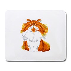 Persian Cat T-shirtwhite Look Calm Persian Cat 06 T-shirt (1) Large Mousepad by EnriqueJohnson