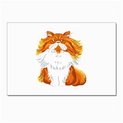 Persian Cat T-shirtwhite Look Calm Persian Cat 06 T-shirt (1) Postcard 4 x 6  (pkg Of 10) by EnriqueJohnson