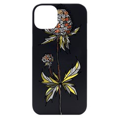 Flowers Illustration T- Shirtflowers T- Shirt (3) Iphone 14 Plus Black Uv Print Case by ZUXUMI