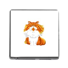 Persian Cat T-shirtwhite Look Calm Persian Cat 06 T-shirt (1) Memory Card Reader (square 5 Slot) by EnriqueJohnson