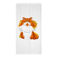 Persian Cat T-shirtwhite Look Calm Persian Cat 06 T-shirt (1) Shower Curtain 36  X 72  (stall)  by EnriqueJohnson