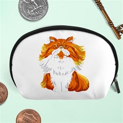 Persian Cat T-shirtwhite Look Calm Persian Cat 06 T-shirt (1) Accessory Pouch (large) by EnriqueJohnson