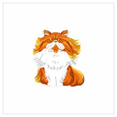 Persian Cat T-shirtwhite Look Calm Persian Cat 06 T-shirt (1) Lightweight Scarf  by EnriqueJohnson