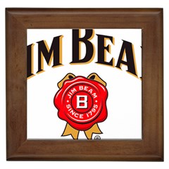 Jim Beam Framed Tile by MusicOn