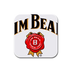 Jim Beam Rubber Square Coaster (4 Pack) by MusicOn